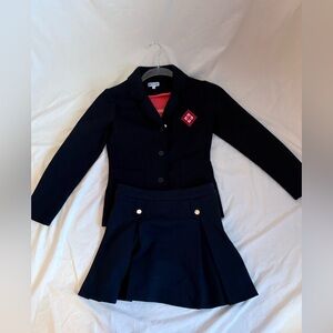 Jacadi blazer and skirt set.